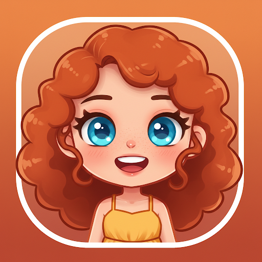 uma garota com cabelo cacheado