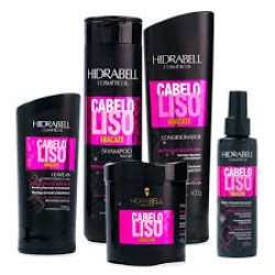 uma linha de produtos para cabelos com lisos.