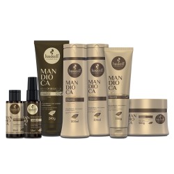 uma linha de produtos para cabelos com lisos.